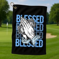 Blessed Matching To Shoe 1 UNC Toe Golf Towel