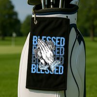 Blessed Matching To Shoe 1 UNC Toe Golf Towel
