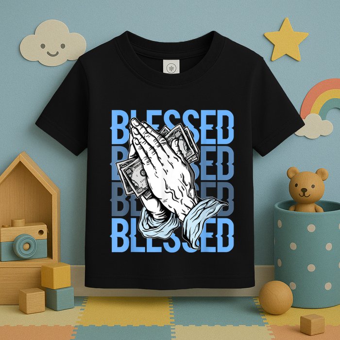 Blessed Matching To Shoe 1 UNC Toe Toddler T-Shirt