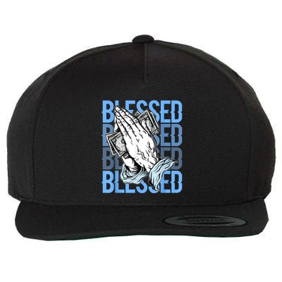 Blessed Matching To Shoe 1 UNC Toe Wool Snapback Cap