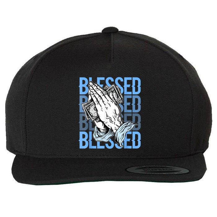 Blessed Matching To Shoe 1 UNC Toe Wool Snapback Cap