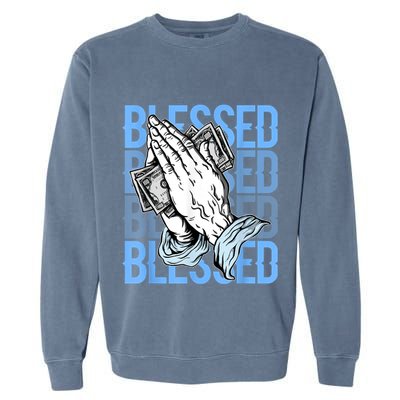 Blessed Matching To Shoe 1 UNC Toe Garment-Dyed Sweatshirt