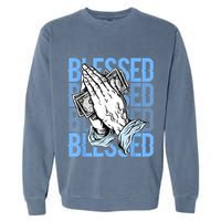 Blessed Matching To Shoe 1 UNC Toe Garment-Dyed Sweatshirt