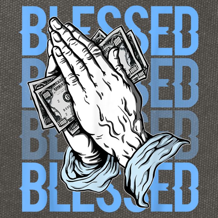 Blessed Matching To Shoe 1 UNC Toe Cotton Canvas Backpack