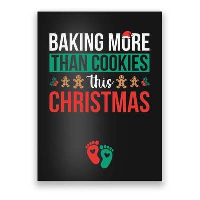 Baking More Than Cookies This Christmas Pregnancy Announce Poster