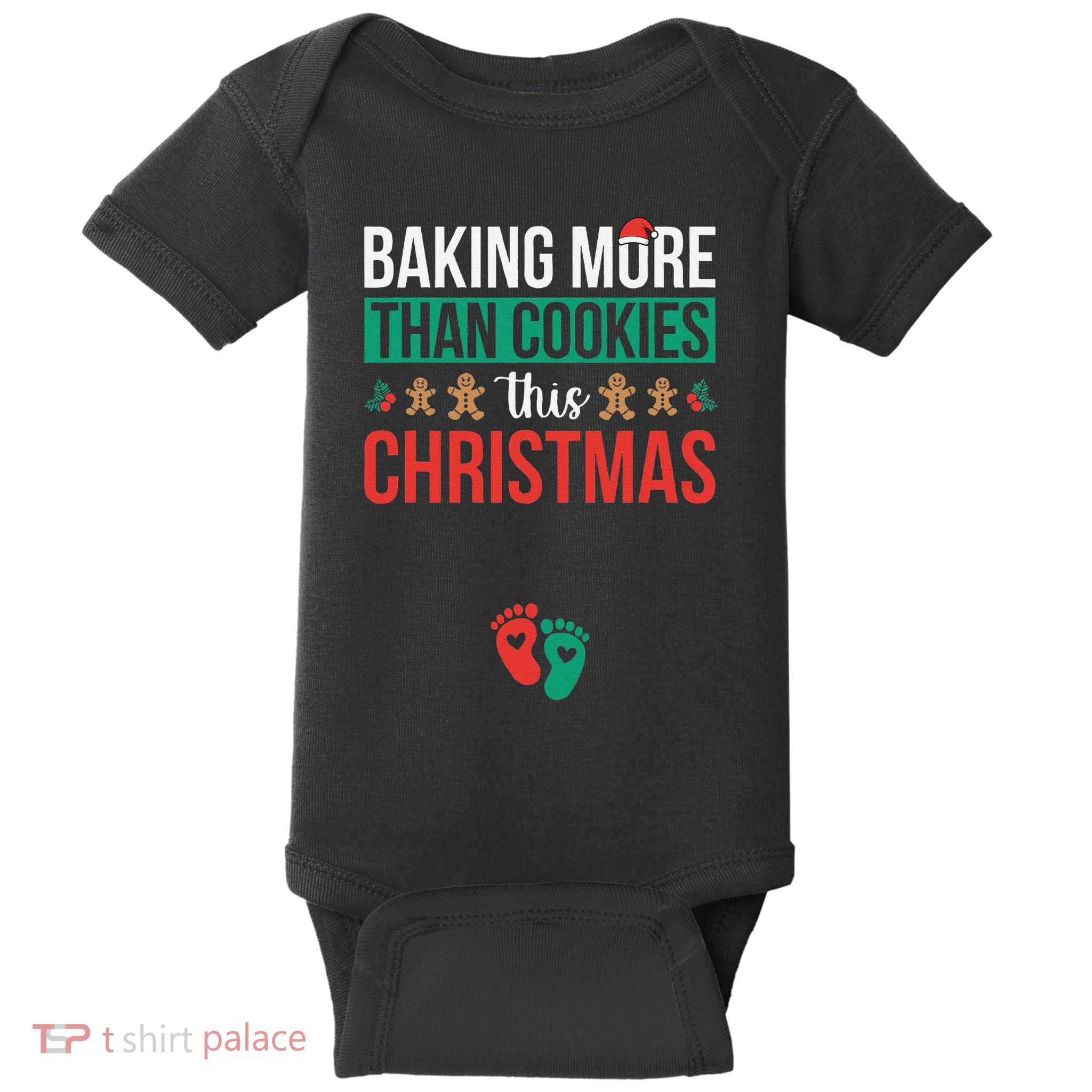 Baking More Than Cookies This Christmas Pregnancy Announce Baby Bodysuit