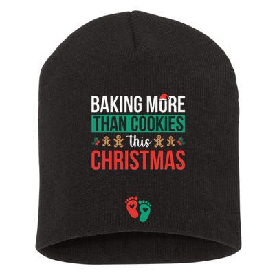 Baking More Than Cookies This Christmas Pregnancy Announce Short Acrylic Beanie