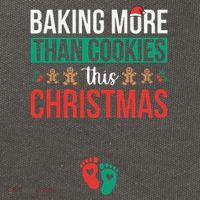 Baking More Than Cookies This Christmas Pregnancy Announce Cotton Canvas Backpack