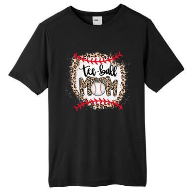 Ball Mom Teeball Mom Leopard Funny Mother's Day Tall Fusion ChromaSoft Performance T-Shirt