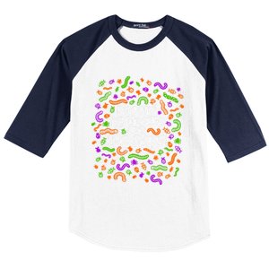 Buggin' My Teacher For 100 Days Of School Brighter Gift Baseball Sleeve Shirt