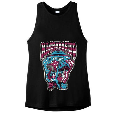Billy Macrodosing Usa Ladies PosiCharge Tri-Blend Wicking Tank