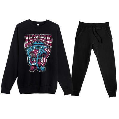 Billy Macrodosing Usa Premium Crewneck Sweatsuit Set