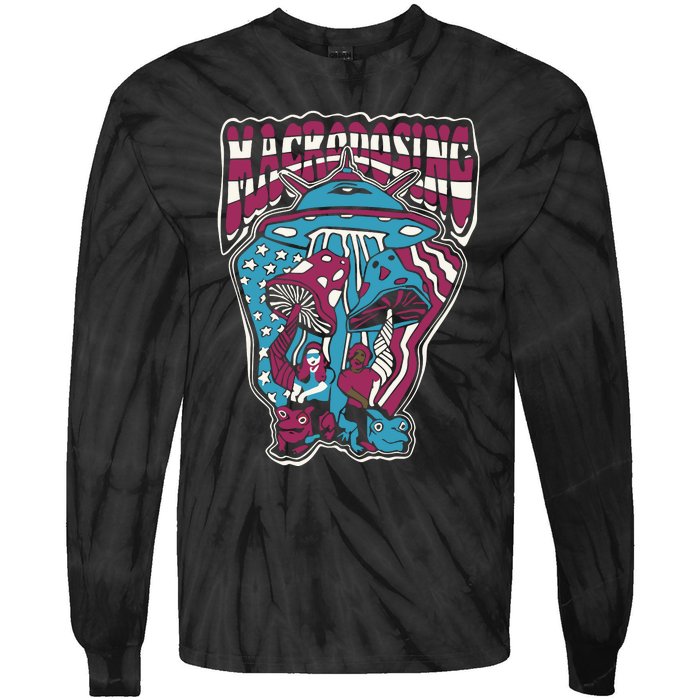 Billy Macrodosing Usa Tie-Dye Long Sleeve Shirt