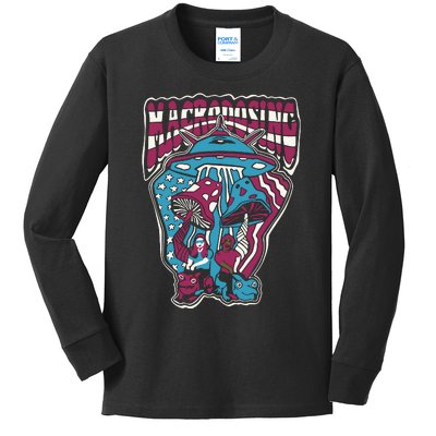 Billy Macrodosing Usa Kids Long Sleeve Shirt