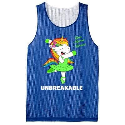 Bone Marrow Unicorn Unbreakable Bone Marrow Warrior Awarenes Gift Mesh Reversible Basketball Jersey Tank