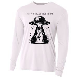 Beam Me Up 90s Retro Cooling Performance Long Sleeve Crew