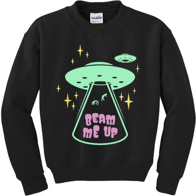 Beam Me Up Kids Sweatshirt