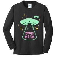 Beam Me Up Kids Long Sleeve Shirt