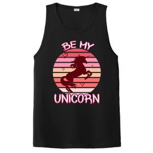 Be My Unicorn Funny Valentine's Day Gift PosiCharge Competitor Tank