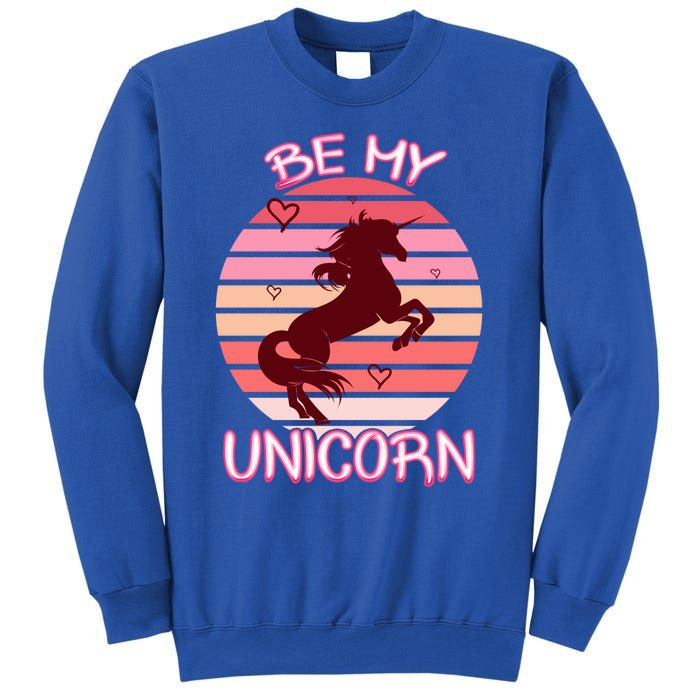 Be My Unicorn Funny Valentine's Day Gift Sweatshirt