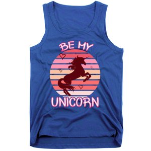 Be My Unicorn Funny Valentine's Day Gift Tank Top