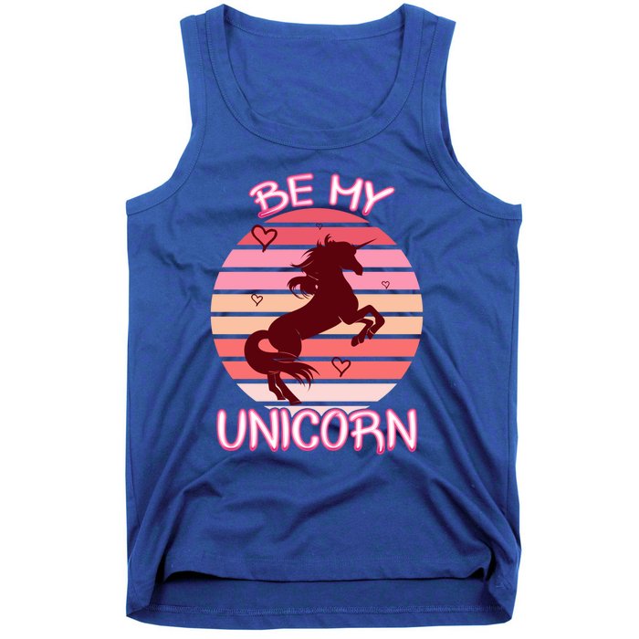 Be My Unicorn Funny Valentine's Day Gift Tank Top