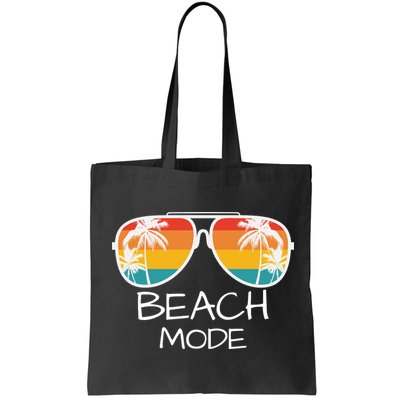 Beach Mode Vacy Mode Beach Life Vintage Sunset Beach Trip Bag