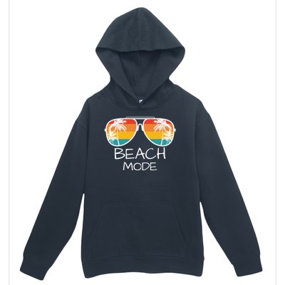 Beach Mode Vacy Mode Beach Life Vintage Sunset Beach Trip Urban Pullover Hoodie