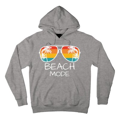 Beach Mode Vacy Mode Beach Life Vintage Sunset Beach Trip Hoodie