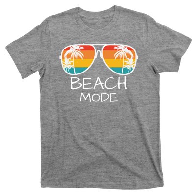 Beach Mode Vacy Mode Beach Life Vintage Sunset Beach Trip T-Shirt