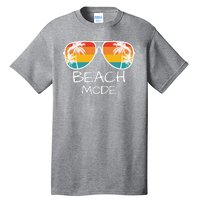 Beach Mode Vacy Mode Beach Life Vintage Sunset Beach Trip Tall T-Shirt