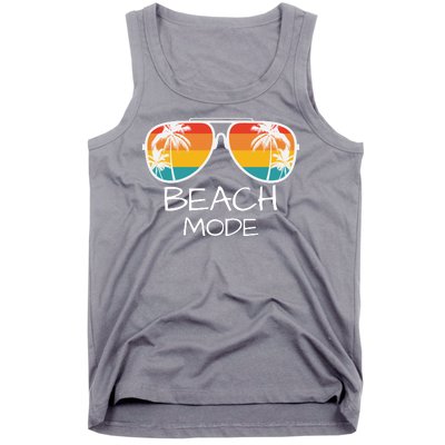 Beach Mode Vacy Mode Beach Life Vintage Sunset Beach Trip Tank Top