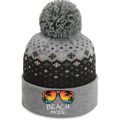 Beach Mode Vacy Mode Beach Life Vintage Sunset Beach Trip The Baniff Cuffed Pom Beanie