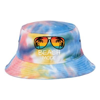 Beach Mode Vacy Mode Beach Life Vintage Sunset Beach Trip Tie Dye Newport Bucket Hat