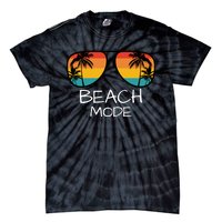 Beach Mode Vacy Mode Beach Life Vintage Sunset Beach Trip Tie-Dye T-Shirt