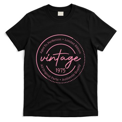Birthday Mom Vintage 1975 Birthday Mom Gift 48th Birthday T-Shirt