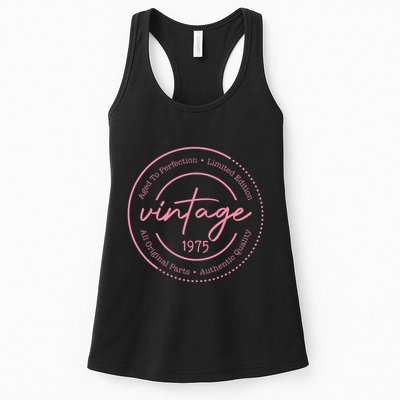 Birthday Mom Vintage 1975 Birthday Mom Gift 48th Birthday Womens Tank Top