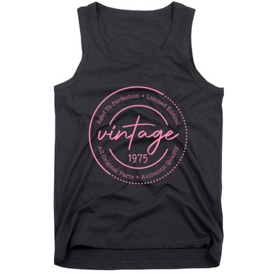 Birthday Mom Vintage 1975 Birthday Mom Gift 48th Birthday Tank Top