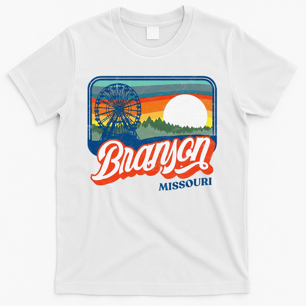 Branson Missouri Vintage 80s Style Retro Distressed T-Shirt