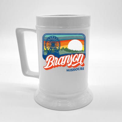 Branson Missouri Vintage 80s Style Retro Distressed Beer Stein