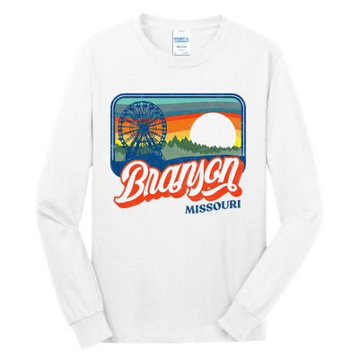 Branson Missouri Vintage 80s Style Retro Distressed Tall Long Sleeve T-Shirt