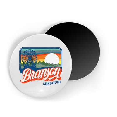 Branson Missouri Vintage 80s Style Retro Distressed Magnet