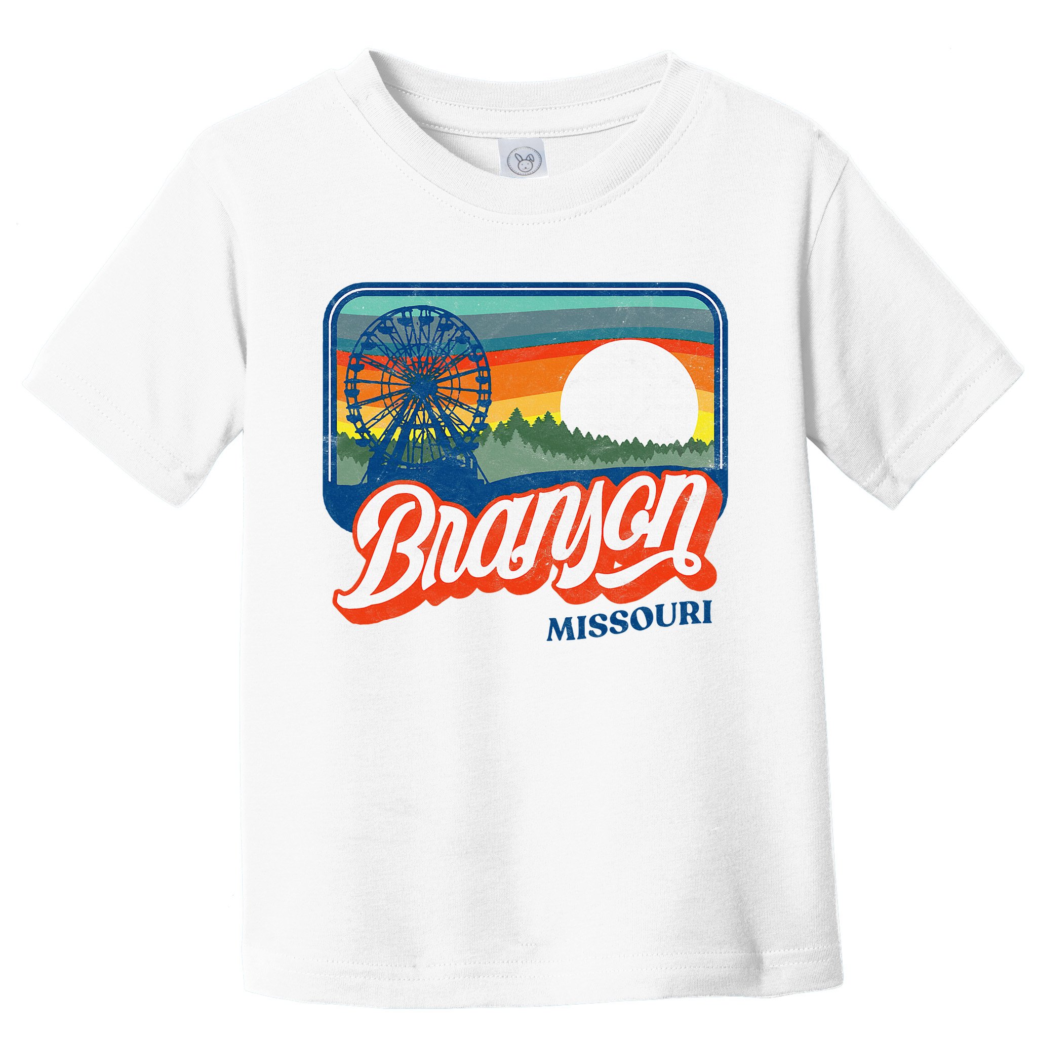 Branson Missouri Vintage 80s Style Retro Distressed Toddler T-Shirt