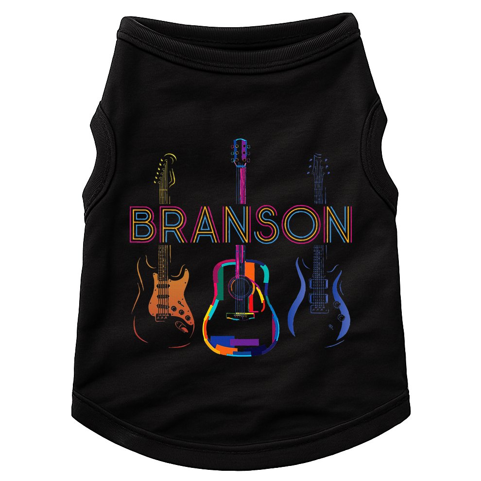 Branson Missouri Vacation Music Guitar Souvenir Doggie Tank