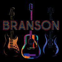 Branson Missouri Vacation Music Guitar Souvenir Cooling Performance Crew T-Shirt
