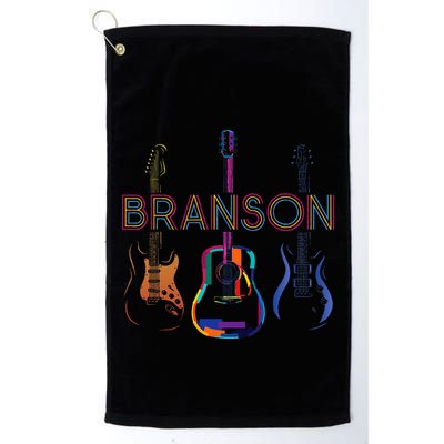 Branson Missouri Vacation Music Guitar Souvenir Golf Towel