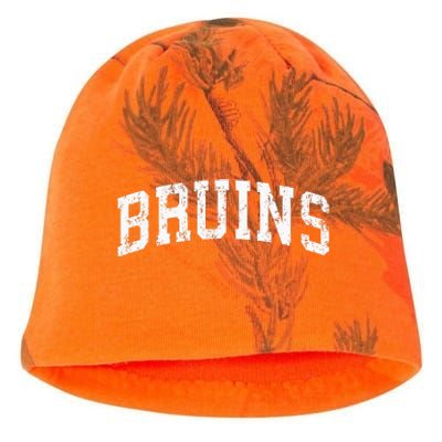 Bruins Mascot Vintage Athletic Sports Name Kati - Camo Knit Beanie