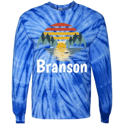 Branson Missouri Vacation Family Group Gift Tie-Dye Long Sleeve Shirt