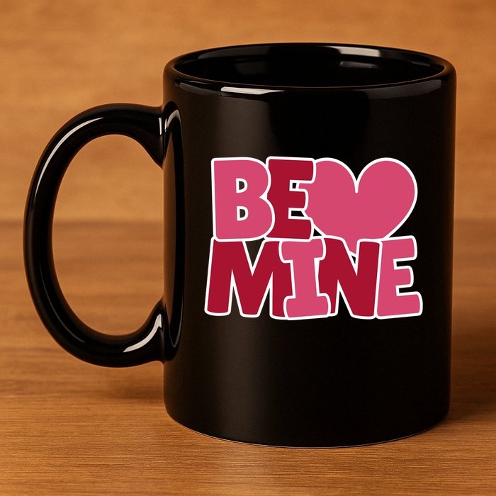Be Mine Valentine 11oz C Handle Ceramic Mug