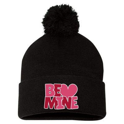 Be Mine Valentine Pom Pom 12in Knit Beanie
